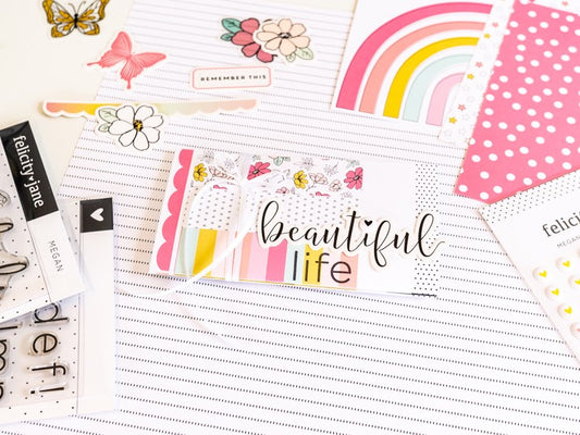 Easy & quick leporello mini | Megan collection | Ulrike Dold