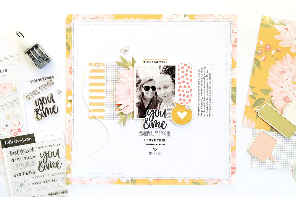 You & Me Layout | Sheree Forcier