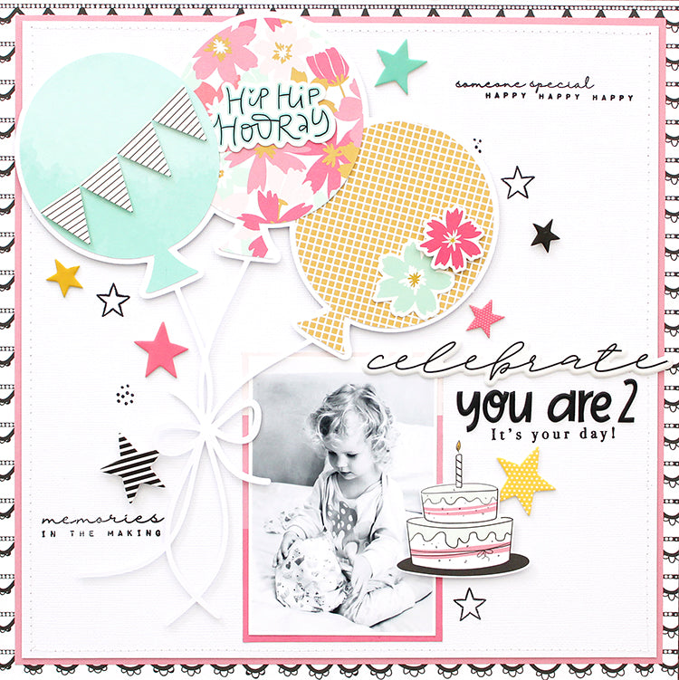 'You are 2' Layout with the Jenny Kit | Mandy Melville