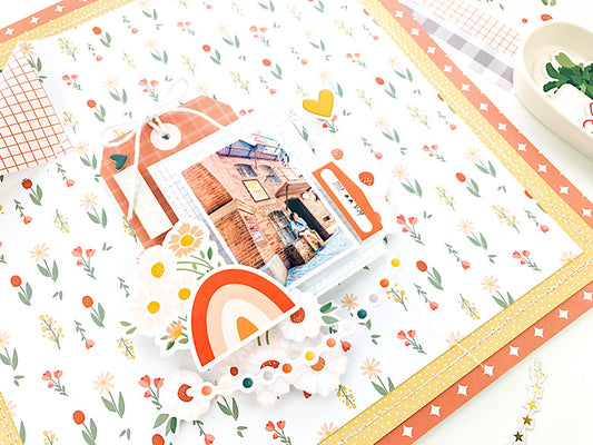 "Perfect Moment" Scrapbook Layout | Karlla Dauer