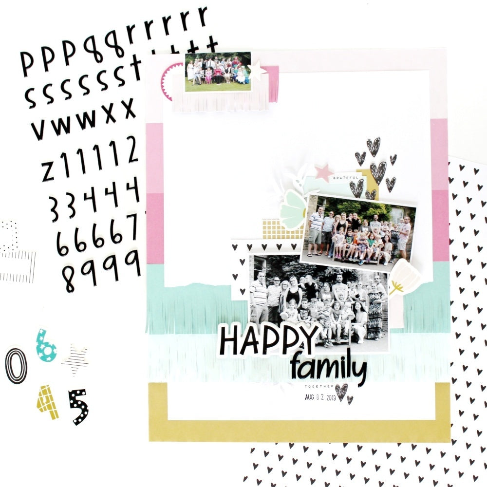 Happy Family Layout | Jana Bennett
