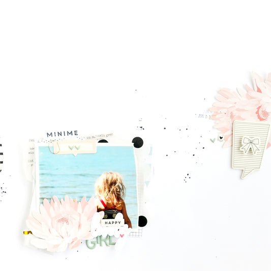 Happy lovely girl Layout | Anne Keller