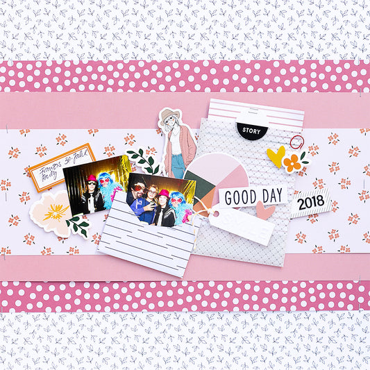 Good Day Scrapbook Layout | Sandra Dietrich