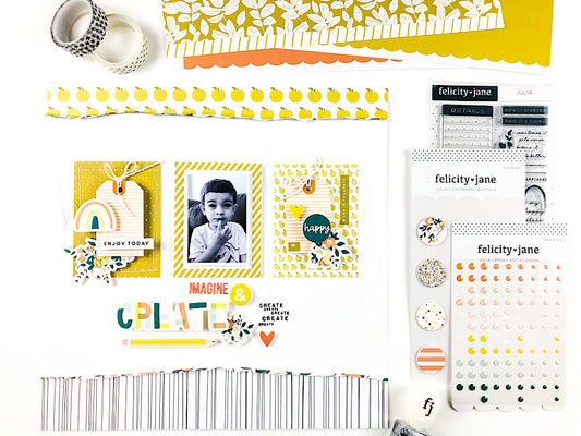 "Create" Scrapbook Layout | Karlla Dauer