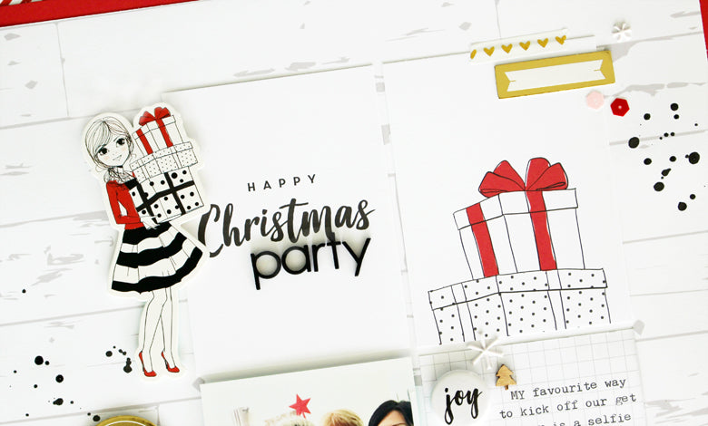 Christmas Party Layout | Kim Jeffress