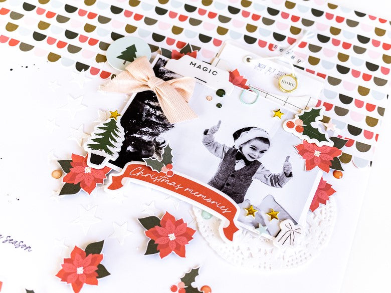 "Christmas Memories" Layout with Ivy | Ulrike Dold