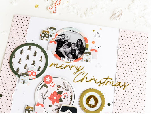 "Merry Christmas 2020" Layout with Ivy | Ulrike Dold