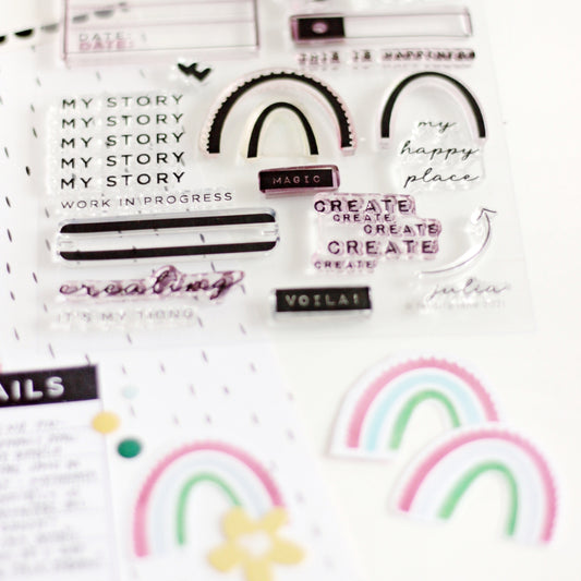 Rainbow Layout | Jana Bennett