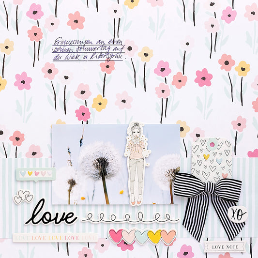 Summery Scrapbook Layout | Sandra Dietrich