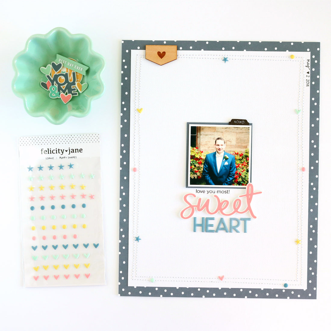 Sweetheart Layout | Evelyn Wolff