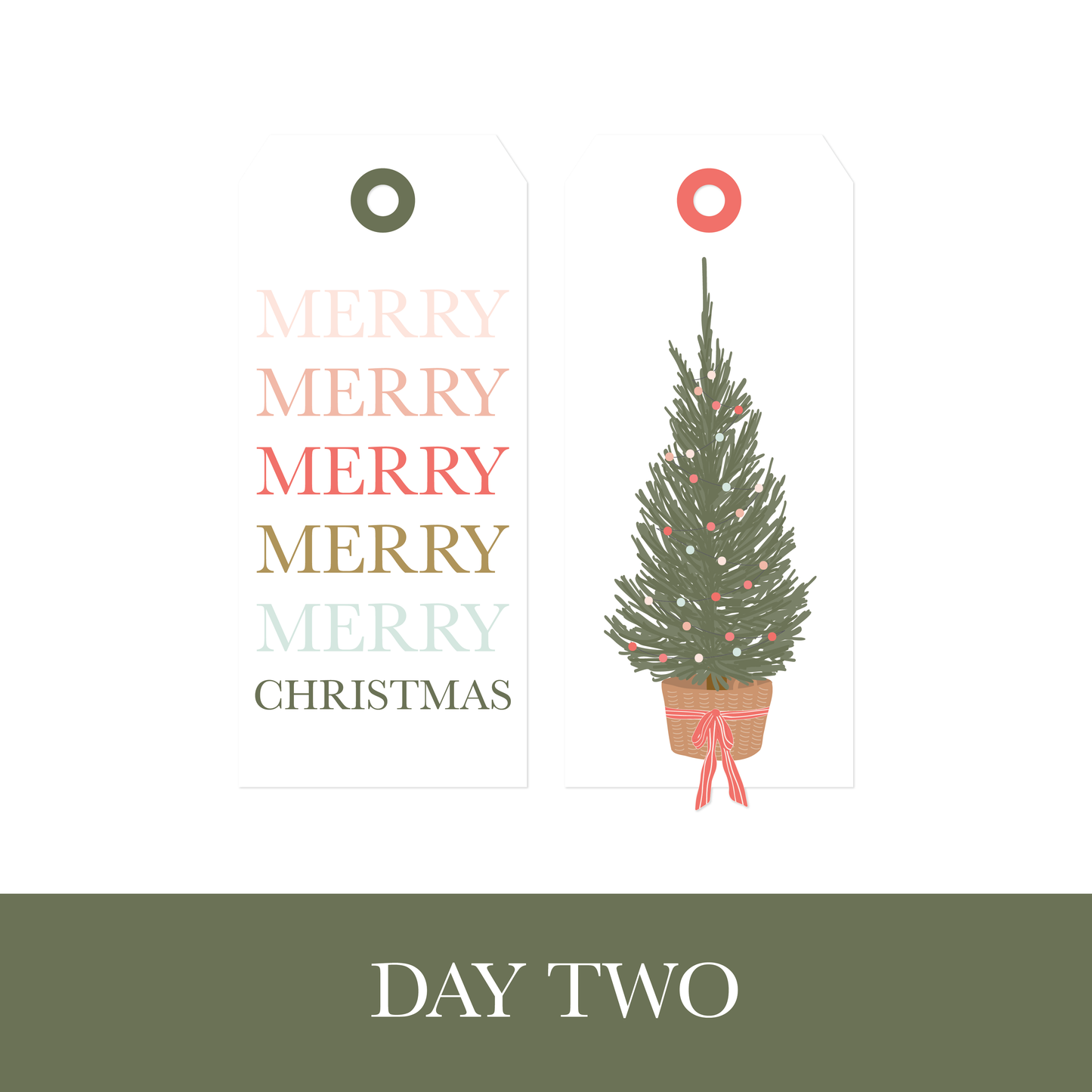 fj 12 days of Christmas printables - DAY TWO