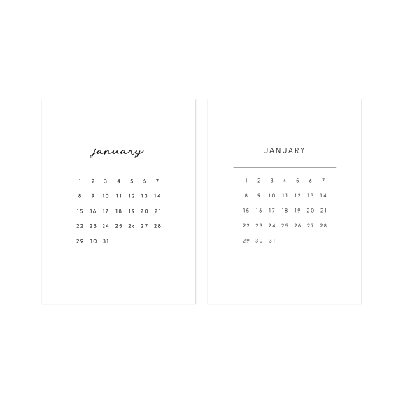 2023 printable calendar | 6 x 8 pages