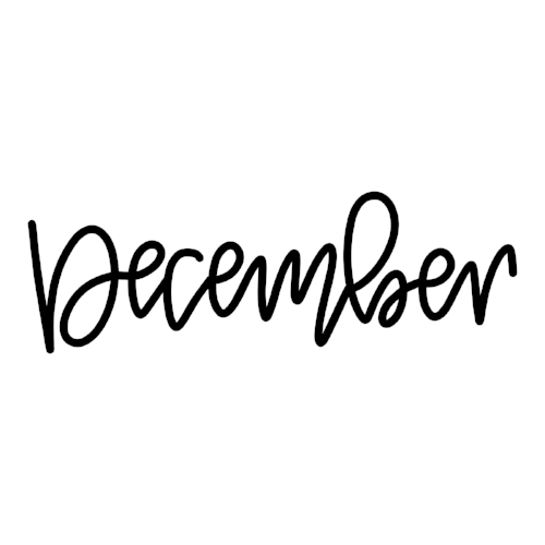 cut file | december – Felicity Jane