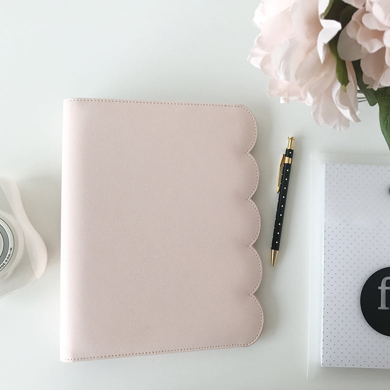 nearly perfect - Note to Self Binder | Blush Scallop