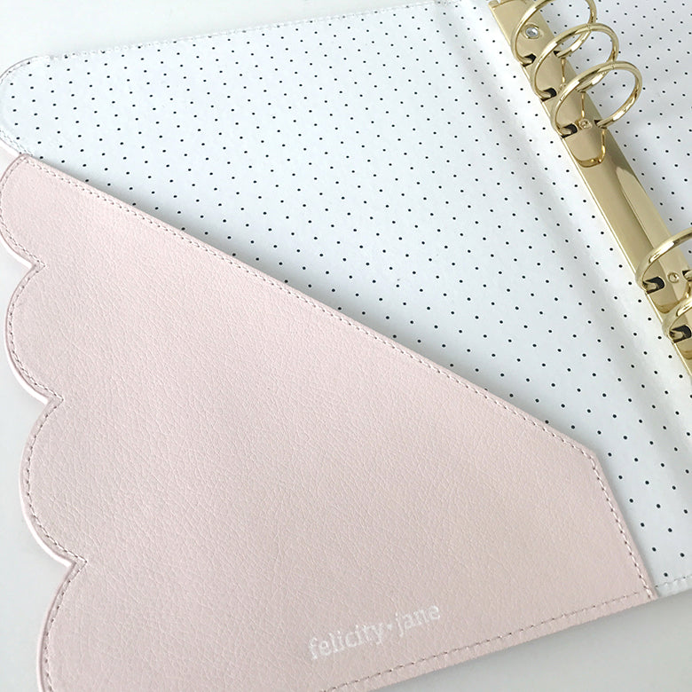 nearly perfect - Note to Self Binder | Blush Scallop