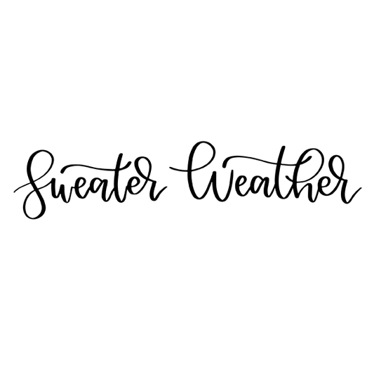 cut file | scripty sweater weather